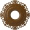 Ekena Millwork Orrington Ceiling Medallion (Fits Canopies up to 6 1/4"), 22"OD x 6 1/4"ID x 1 3/4"P, Smokey Topaz CM22ORSTF - alternate 1